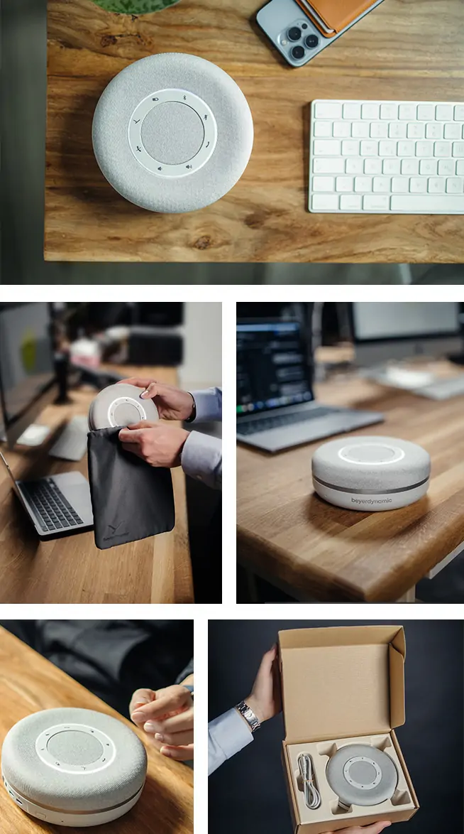 SPACE MAX nordic grey: Wireless Bluetooth® Speakerphone