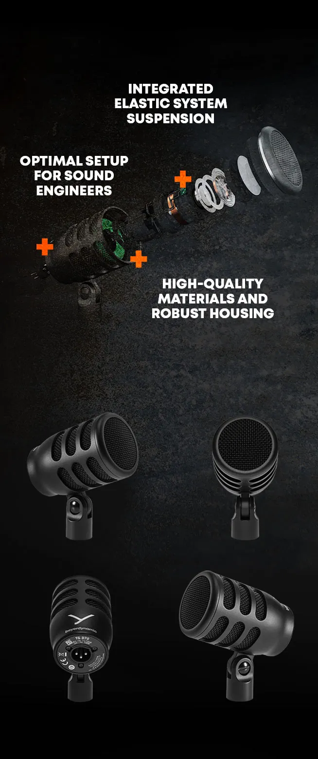 TG D70 Dynamic Kickdrum Microphone | beyerdynamic