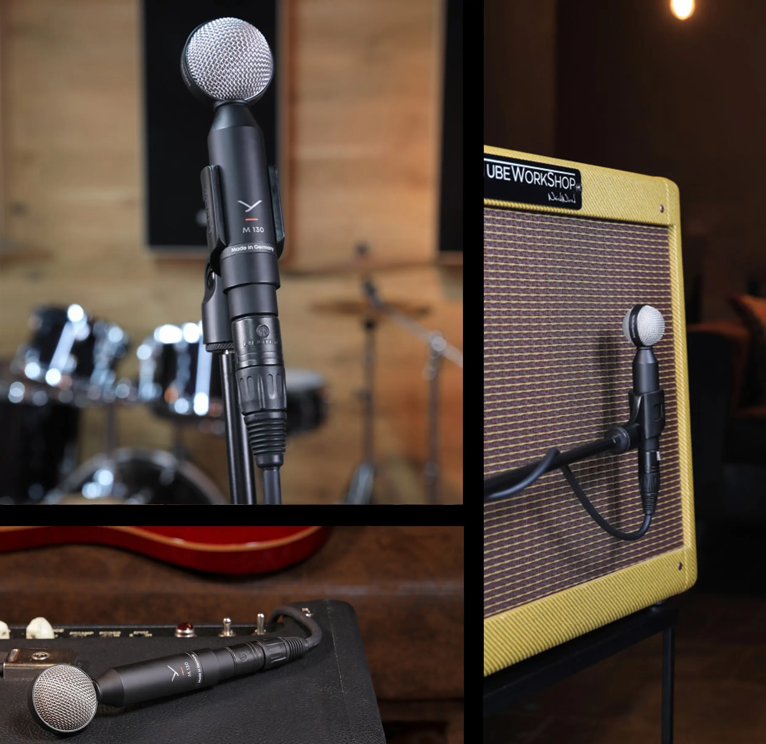 M 130: Dynamic double-ribbon microphone (figure-eight