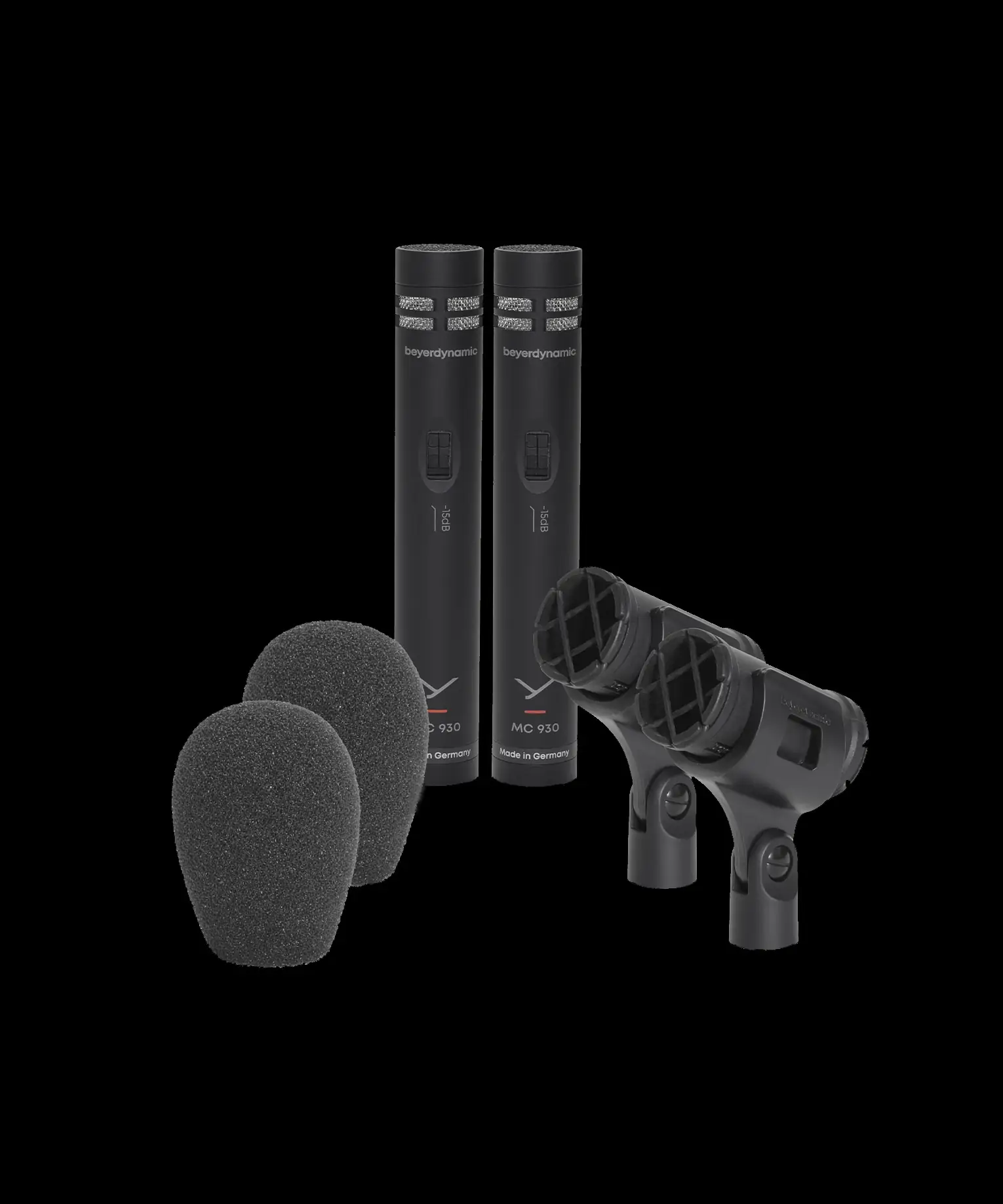 MC 930 - Echtkondensatormikrofon Stereo Set