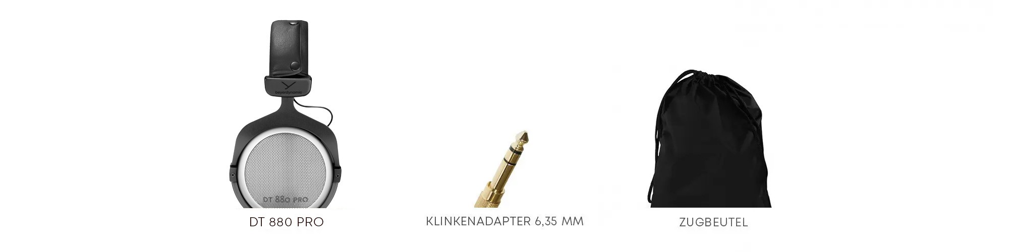 Lieferumfang DT 880 PRO