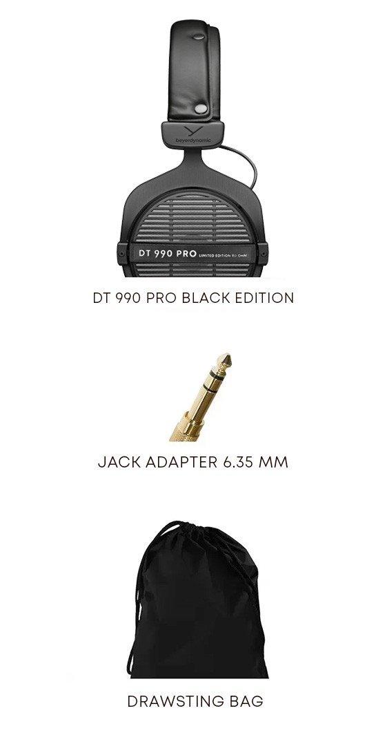 DT 990 PRO Black Edition, 250 ohms | beyerdynamic