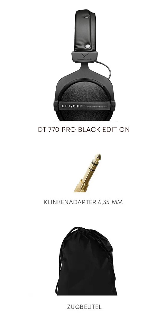 dt770pro 250Ω black edition beyerdynamic DT 770 PRO Ohm 250 Ohm in schwarz, Limited