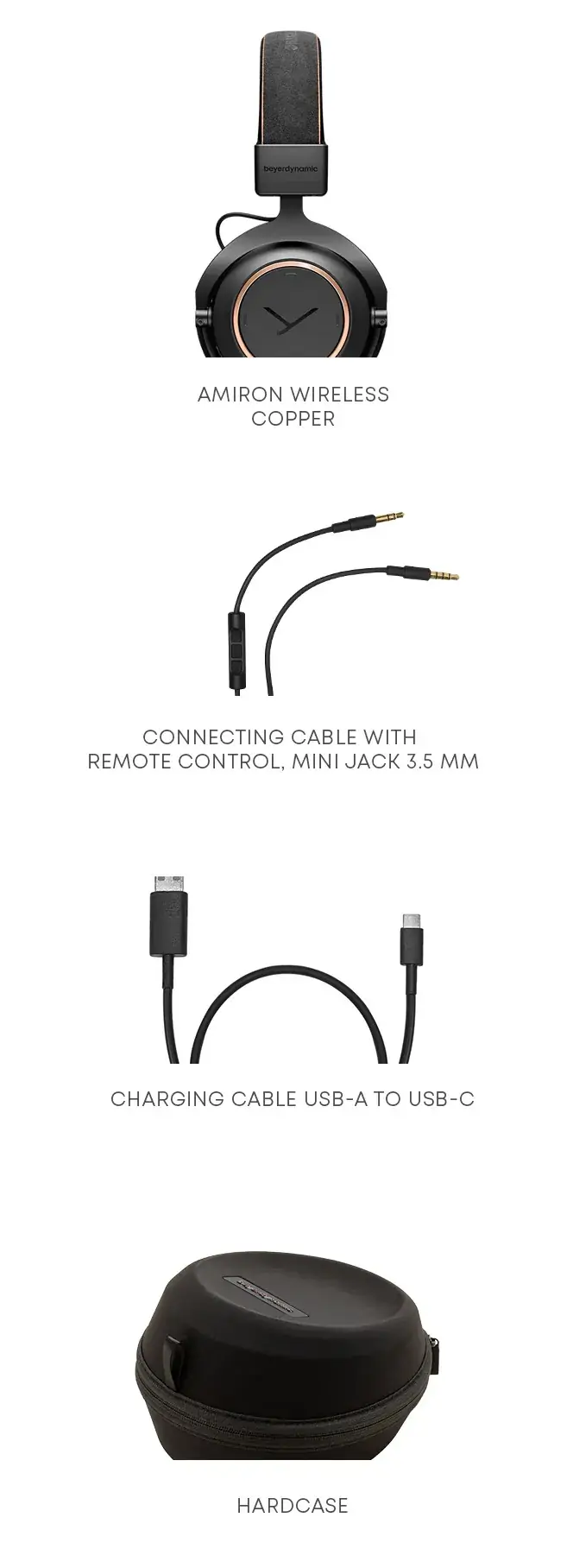 Amiron wireless copper - High-end Bluetooth® headphones with