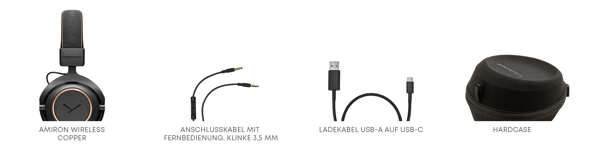 Lieferumfang Amiron wireless copper