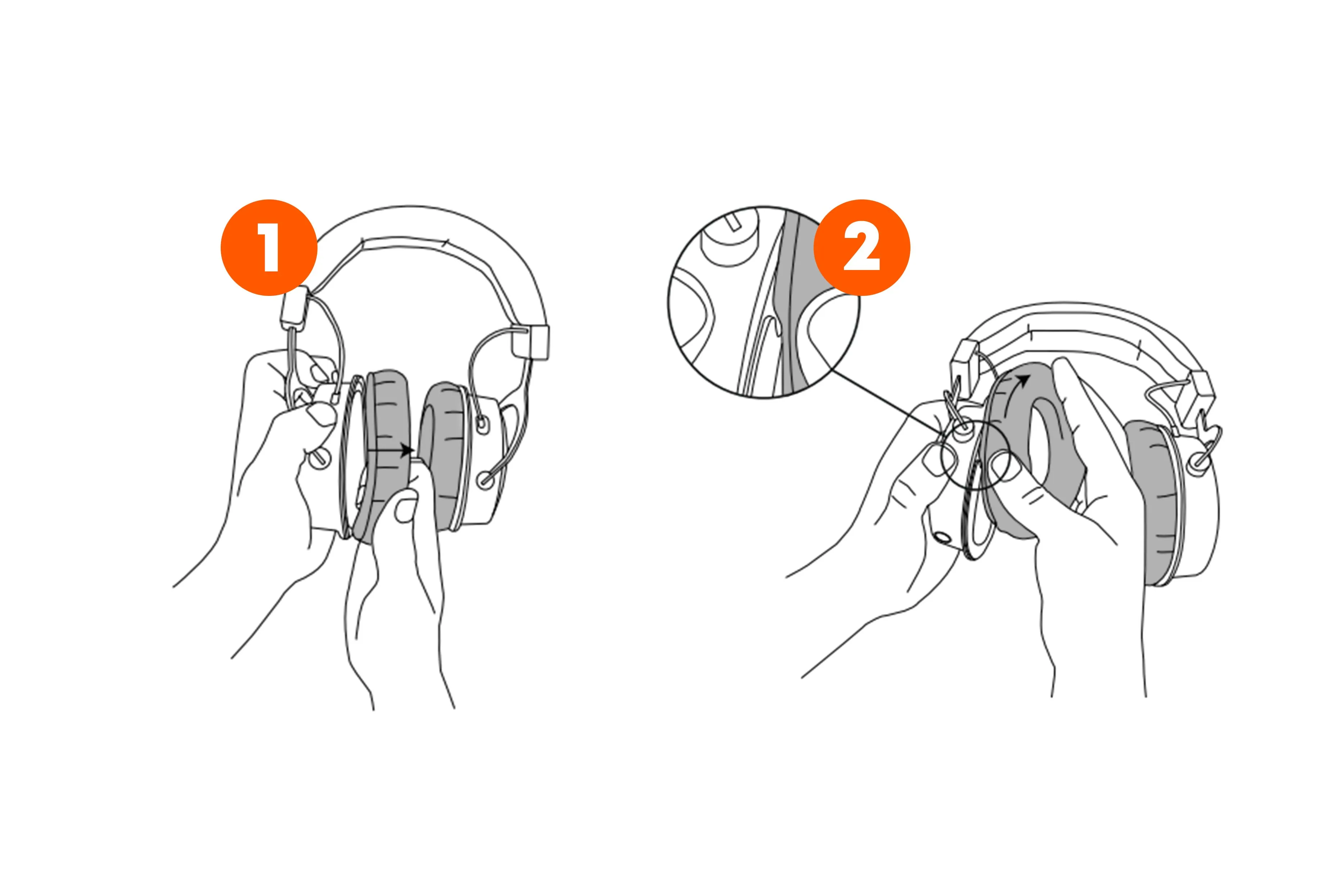 Changing Earpads PRO Headphones Changing Earpads PRO Headphones