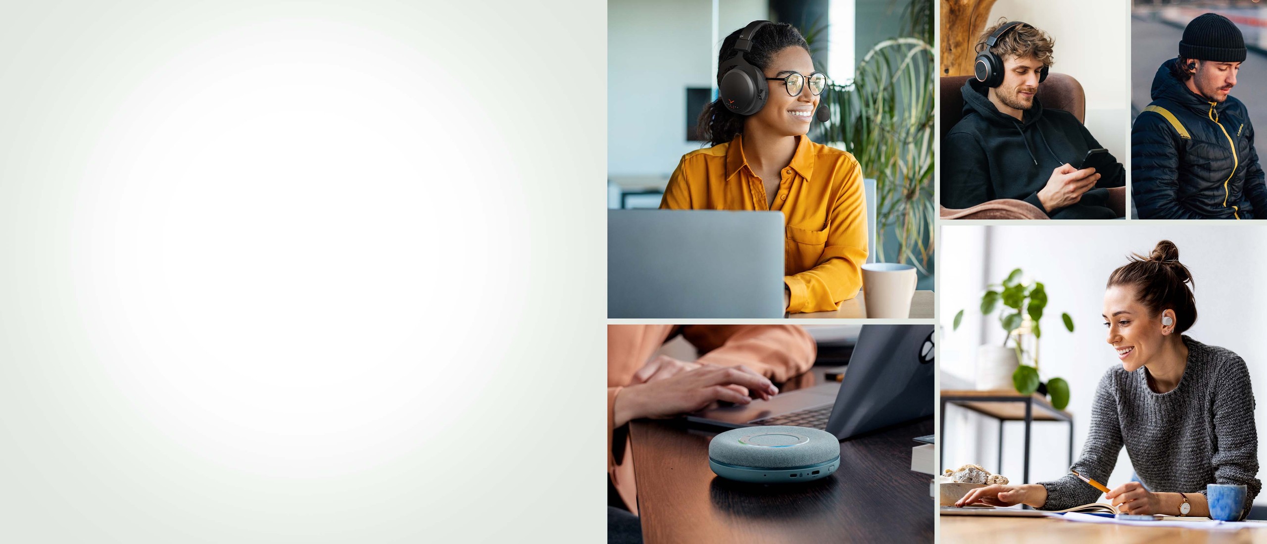 Mobiles Arbeiten im Homeoffice, Büro oder unterwegs