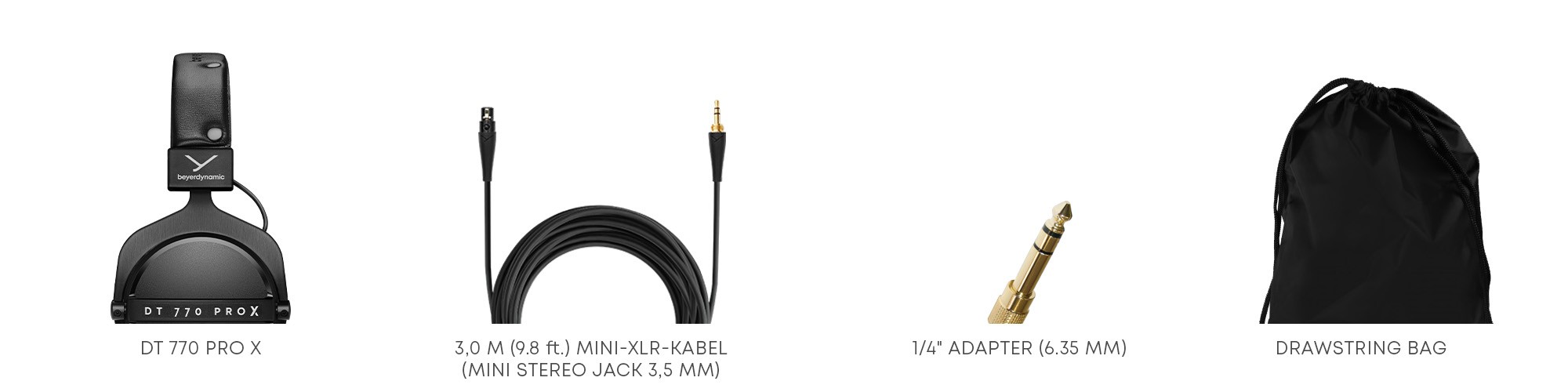 What's in the box: DT 770 PRO X 