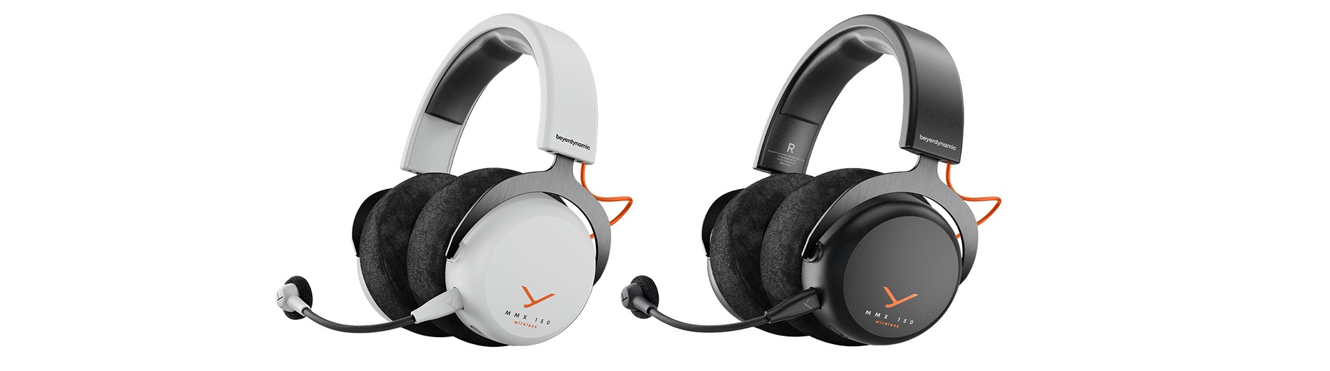 KMMX 150 Gaming-Headset Banner mit beiden Farbvarianten abgebildet